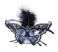 BDFJEDS Masque à Plumes Accessoire demi-visage for fête masquée, masque papillon à plumes, for les yeux mystère annuel(Style 4)
