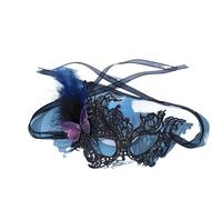 BDFJEDS Masque à Plumes Accessoire demi-visage for fête masquée, masque papillon à plumes, for les yeux mystère annuel(Style 5)