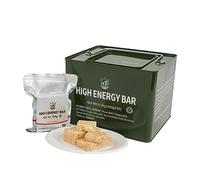BDH Lot de 20 rations alimentaires d'urgence prêtes à manger, longue durée de vie, 19 000 calories, parfaites pour le camping, la randonnée, les catastrophes en plein air, avec boîte en étain