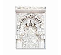 BDHcdfAJGf Moderne Marocain Affiche Imprimer Marrakech Porte Voyage Boho Murale Art Oriental Toile tableau Peinture Tableaux pour Salon Decoration À La Maison 50x70cm Sans Cadre