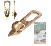 BDHDHWEFE Serre-joint à bec de canard ultra-résistant pour coffrage en béton, acier plaqué zinc, capacité de charge 5,500 Lbs (2,5 T) - Crochet de levage pour construction avec verrou - Serre-joint en