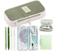 BDHYYM 15 pièces Trousse Scolaire Trousse Crayons Grande Capacité Trousse à Crayons Papeterie Organisateur Pencil Case pour Fourniture Scolaire et de Bureau