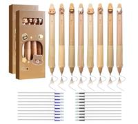 BDHYYM 8 Stylos Effaçable avec 20 Recharges Stylo Effacable Stylo Gel Effaçables Pointe 0,5 mm Encre Gel Effaçable Stylos à Bille avec Gomme pour Fournitures Scolaires
