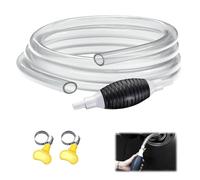 BDHYYM Pompe manuelle à essence, pompe de transvasement, pompe à carburant, pompe à essence, pompe à eau, pompe à tuyau pour carburant, diesel, huile (1,5 mètre)