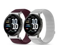 BDIG 22mm Bracelet en nylon élastique pour Xiaomi Redmi Watch 5 Active/5 Lite/Garmin Venu 4/Venu 3/Forerunner 255/265/Amazfit Bip 6/Bip 5/Amazfit Active Max/Balance 2/Balance/Cheetah Bracelet