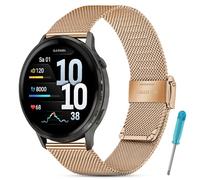 BDIG 22mm Métal Bracelet pour Xiaomi Redmi Watch 5 Active/5 Lite/Garmin Venu 4/Venu 3/Venu 2/Forerunner 255/265/Amazfit Bip 6/Bip 5/Amazfit Active Max/Balance 2/Balance/Cheetah Bracelet