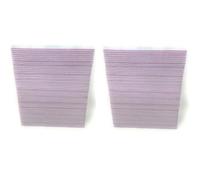 Bdit Accessoires 100 Lime Demi-Lune Bilatérale Grain 100/180 Pour Reconstruction Ongles Nail Art Couleurs assorties