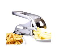 Bdit Accessoires pour pommes de terre, planche à découper en acier inoxydable, trancheuse manuelle avec lames de 12 mm et 9 mm, technologie antidérapante coupe légumes, coupe professionnelle,