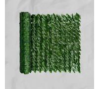 Bdit Accessories Artificial Garden Hedge with Lauro Leaves, Privacy Screen for Balcony and Outdoor Fence, 1 x 3 Metres, Includes 30 Green Ties