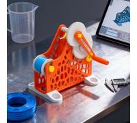 BDJSN Enrouleur Manuel De Filament, Conception Modulaire Détachable, pour Fils Jusqu'à 1 Kg, Rotation Fluide, Enroulement Propre Et sans Nœuds, pour Les Passionnés d'impression 3D
