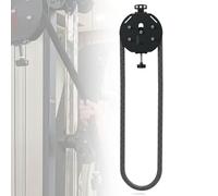 BDJSN Entraîneur À Corde sans Fin pour Le Développement Musculaire, Système De Poulie À Câble avec Résistance Réglable, Corde en Nylon De Qualité Supérieure, pour Traction des Triceps