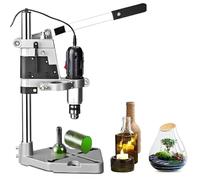 BDJSN Kit De Coupe-Bouteille en Verre À Faire Soi-même, Machine De Découpe De Bouteille Électrique À Vitesse Réglable De 5000 À 8000 TR/Min avec Consommables Et Sac À Outils