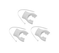 BDJXOZYH Embouchure de plongée universelle avec attache régulatrice, blanc, 4,8 x 5,5 x 2,9 cm