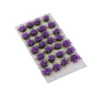 BDJXOZYH Groupes de végétation de fleurs miniatures - Modèle militaire - Matériel de bricolage - Violet