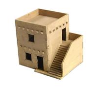 BDJXOZYH Kit de construction d'architecture à l'échelle 1:72 pour table de sable, accessoire de diorama style B