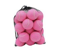 BDJXOZYH Lot de 20 balles de tennis élastiques pour jouer avec les chiens débutants Divertissement Rose