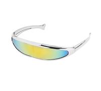 BDJXOZYH Lunettes de soleil drôles UV400 pour décoration de Noël, fête, femme, jaune