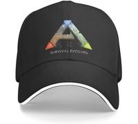 BDJYHACP Casquette de Baseball Snapback Sun Hat Ark Survival Evolved Casquette de Baseball pour Femme Chapeau de Camionneur personnalisé avec Logo Ark Survival Gym Snapback Cap Cadeau d'anniversaire