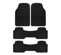 BDK Car SUV et Van Tapis de Sol en Caoutchouc - 3 rangées 4 pièces Heavy Duty All Weather Protection