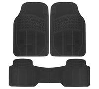 BDK ProLiner - Lot de 3 Tapis de Sol pour Voitures, camions, VUS, Toutes Saisons, avec Ajustement Universel, Tapis de Sol de Voiture durables avec arêtes de Capture, Tapis de Sol en Caoutchouc