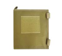 BDKMMS Étui de rangement pour carte, carnet de notes avec zone transparente de 38,1 x 45,7 cm, sac de rangement étanche pour documents pour camping, randonnée, cyclisme, kaki, 19 x 3 x 17.2 cm