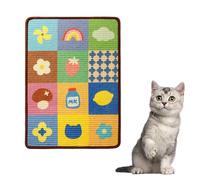 BDKMMS Tapis Griffoir en Sisal pour Chat, Auto-Adhésif, Protège Meubles | Fixation Adhésive Forte, Protection Efficace des Meubles, Texture Résistant, Design Coloré Stimulant, Sans Miette