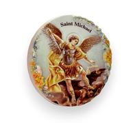 BDM - Aimant de réfrigérateur religieux 3D | Sainte Famille, Vierge Marie, Dernière Cène ou Saint Michel | Souvenir de Terre Sainte Jérusalem - Modèle 4