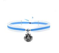 BDM Bracelet Chemin de Saint-Jacques avec médaille de Saint-Jacques Apôtre | Amulette du pèlerin avec coquille de pétoncle | Choisissez votre style