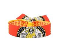 BDM Bracelet du Saint Benoît, Médaille de Benoît de Nursie, Patron de l'Europe, Maître du Saint Benoît et Patriarche des moines. Mesure ajustable, Standart