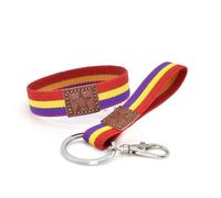 BDM Bracelet en Tissu avec Le Drapeau de la république pour Les Hommes et Les Femmes. Bracelet républicain sans Fermeture et élastique, 18-20 cm.