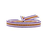 BDM Bracelet Real Madrid, bracelet en tissu ajustable aux couleurs de Madrid, merengue avec l'Espagne