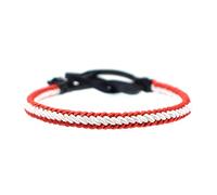 BDM Homme Tissu Bracelet et Femme avec Le Drapeau du Pérou, l'Atletico Madrid, Atleti. Réglable à Toute Mesure.