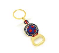 BDM Porte-clés Football Barcelone avec drapeau de la Catalogne et ballon pour homme ou femme, cadeau original pour supporters de l'équipe Blaugrana, Modèle 4