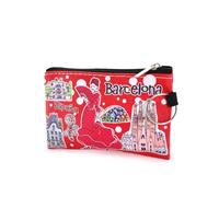 BDM Portefeuille Barcelone, Portefeuille Park Güell, différents modèles de Souvenirs de Voyage, Sagrada Familia, Mosaïque Gaudí, Souvenir de Barcelone