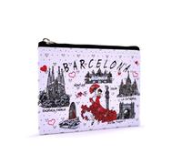BDM Portefeuille Barcelone, Portefeuille Park Güell, différents modèles de Souvenirs de Voyage, Sagrada Familia, Mosaïque Gaudí, Souvenir de Barcelone