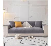 BDMFJY Housses de Canape/Couvre Canape d'angle 4/3/2/1 Places Impermeable Couverture de Canapé en Forme de L avec Accoudoirs Revetement de canape Antidérapant Protecteur,Dark Gray,70x50cm