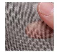 BDMRY Treillis métallique tissé en acier inoxydable 304, petit maillage à trous de 1 mm, treillis fin en fil métallique, couvercle de drain 30 mailles, écran anti-insectes pour jardin 1x1m