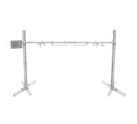 Bdneygtyr Barbecue à rôtissoire en acier inoxydable avec moteur, capacité de charge de 30 kg, pour cochon de lait, barbecue pivotant avec tige et accessoires, barbecue à cochon de lait avec moteur