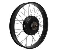 Bdneygtyr Fatbike Kit de conversion pour vélo électrique 26 x 4,0 pouces 48 V 1500 W roue arrière avec écran LCD, moteur pour vélo, kit de conversion de vélo électrique