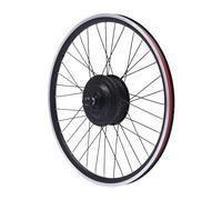 Bdneygtyr Kit de conversion de vélo électrique 27,5", 36 V, 500 W, roue avant avec écran LCD, capteur d'assistance à pédale PAS, kit moteur de vélo avec contrôleur et levier de frein, moteur