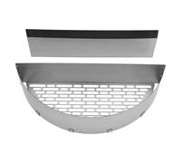 Bdneygtyr Panier à charbon en acier inoxydable avec bac à eau, panier à charbon de bois pour barbecue sphérique et brasero - Panier à charbon universel pour griller et fumer indirectement, 53 x 21 cm