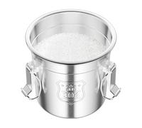 Bdneygtyr Récipient hermétique en acier inoxydable 304 avec couvercle - Pour riz et farine - Pour la cuisine et la restauration - Argenté