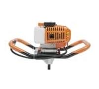 Bdneygtyr Tarière à essence 52 cc 2,4 CV 8500 tr/min avec double poignée, tarière pour poteaux de clôture et arbres, système de changement rapide et raccord centrifuge, 10,35 kg