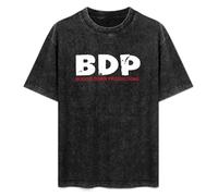BDP Boogie Down Productions Rap Hip Hop Men's Women's Short Sleeve Soft Washed Cotton T-Shirt Size 3XL