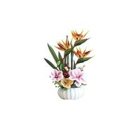 BDPP Fleurs Artificielles Oiseau De Paradis Plante en Pot, Art Simple Faux Bouquet De Fleurs pour La Décoration De Fête À La Maison, Anniversaire