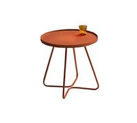 BDPP Table d'appoint plateau d'appoint, petite table d'appoint café, table de chevet, table basse à extrémité ronde, petit espace décoration moderne facile à assembler (couleur : A)