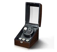 BDPRZGHGL Automatic Watch Winder Box for Man/Woman's Watches Watch Display Case with Quiet Motor Flexible Watch Pillow Wood Shell Piano Paint Exterior (Size : 2+0)