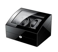 BDPRZGHGL Automatic Watch Winder with Extra Storages Spaces, Quiet Motors，Flexible Watch Pillows,4 Rotation Mode Setting，Fit Lady and Man Automatic Watch (Color : B, Size : 2+3)