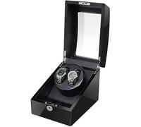 BDPRZGHGL Remontoir de Montre Box 2 3, Adaptateur de Remontoir de Montre Automatique et Finition Piano en Bois alimenté par Batterie, Moteur Silencieux, C'est si Gentil de Votre Part