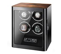 BDPRZGHGL Technology Automatic Watch Winder for 2 3 4 9 12 Watches LED Lights Watch Box Storage Display Case with Quiet Motor Wooden Storage Case (Size : 12+0)
